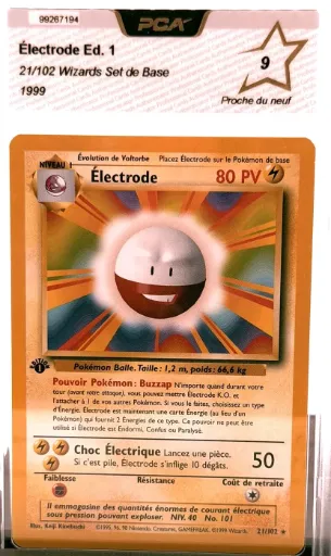 Électrode 21/102 PCA 9