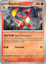 Reptincel 008/91 - Destinées de Paldea - Reverse - Pokémon JCC