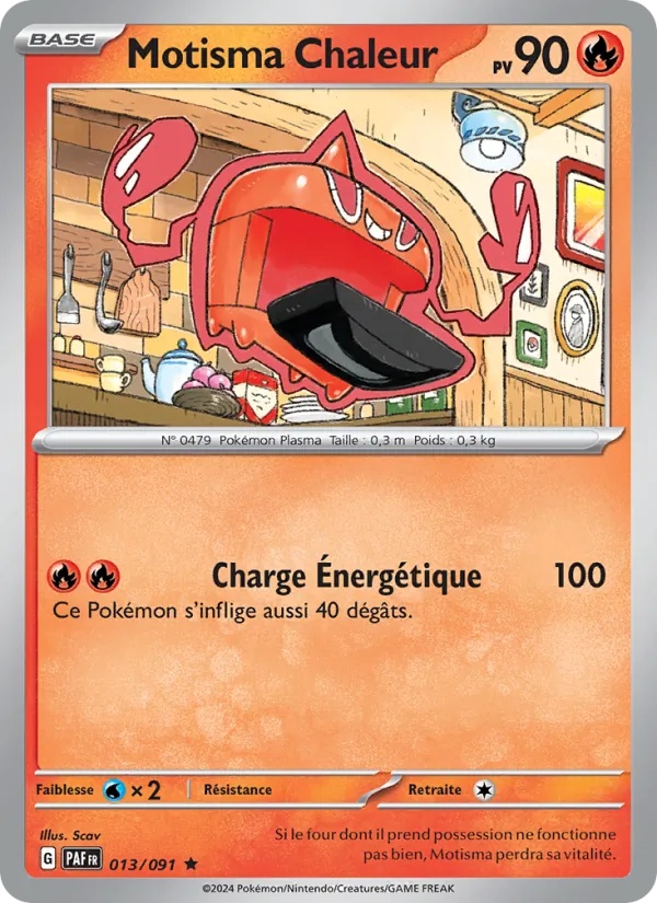 Motisma Chaleur 013/91 - Destinées de Paldea - Holo - Pokémon JCC