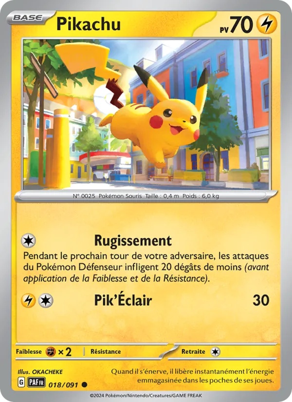 Pikachu 018/91 - Destinées de Paldea - Pokémon JCC