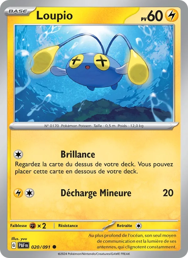 Loupio 020/91 - Destinées de Paldea - Pokémon JCC