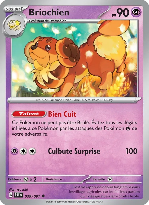 Briochien 039/91 - Destinées de Paldea - Pokémon JCC