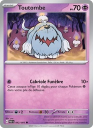 Toutombe 042/91 - Destinées de Paldea - Reverse - Pokémon JCC