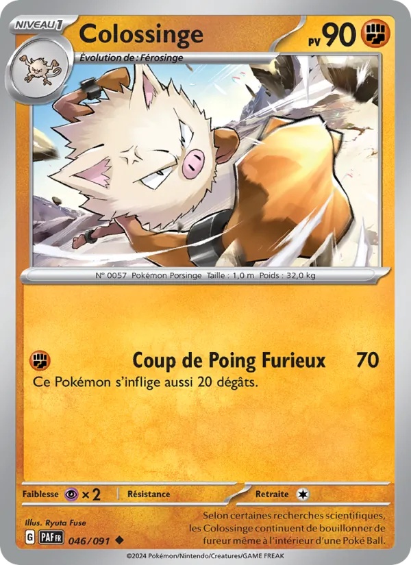 Colossinge 046/91 - Destinées de Paldea - Reverse - Pokémon JCC