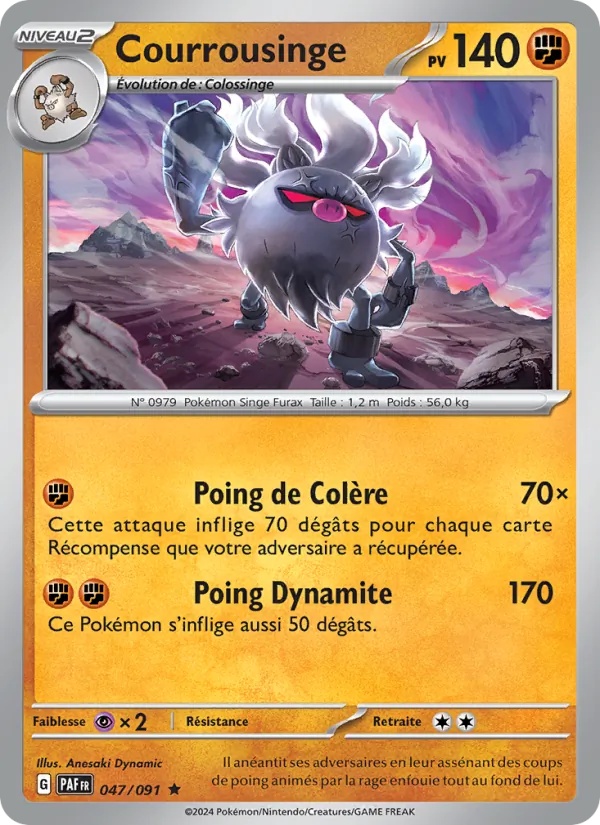 Courrousinge 047/91 - Destinées de Paldea - Reverse - Pokémon JCC