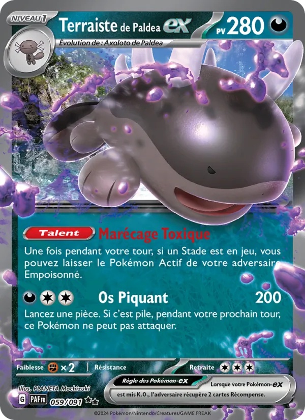 Terraiste de Paldea-ex 059/91 - Destinées de Paldea - Holo - Pokémon JCC