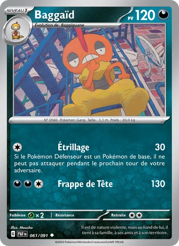 Baggaïd 061/91 - Destinées de Paldea - Reverse - Pokémon JCC