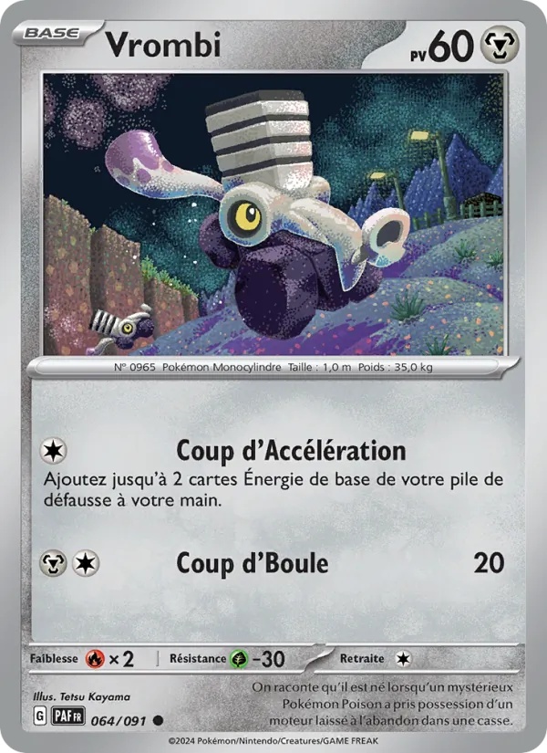 Vrombi 064/91 - Destinées de Paldea - Reverse - Pokémon JCC