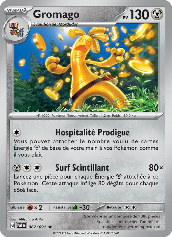 Gromago 067/91 - Destinées de Paldea - Holo - Pokémon JCC