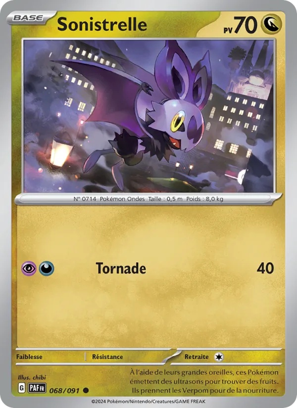 Sonistrelle 068/91 - Destinées de Paldea - Pokémon JCC