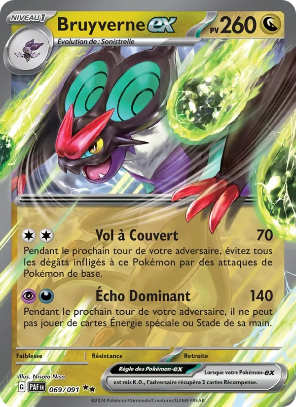 Bruyverne-ex 069/91 - Destinées de Paldea - Holo - Pokémon JCC