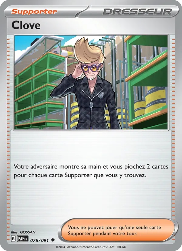 Clove 078/91 - Destinées de Paldea - Pokémon JCC