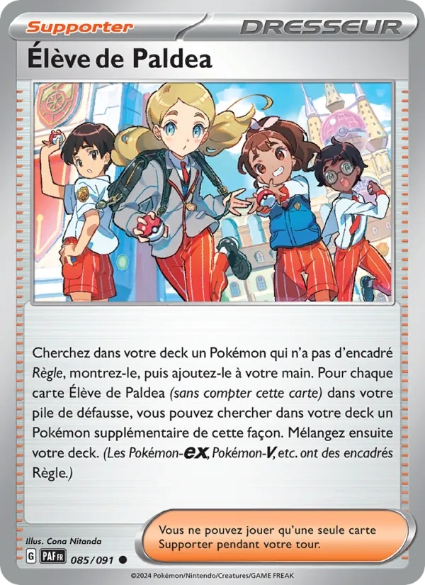 Élève de Paldea 085/91 - Destinées de Paldea - Reverse - Pokémon JCC