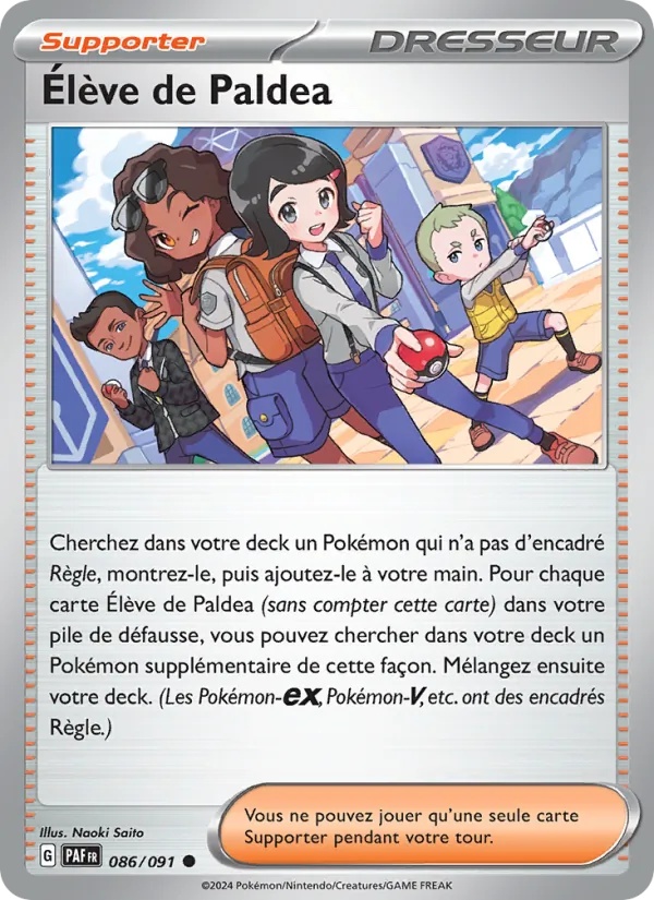 Élève de Paldea 086/91 - Destinées de Paldea - Reverse - Pokémon JCC
