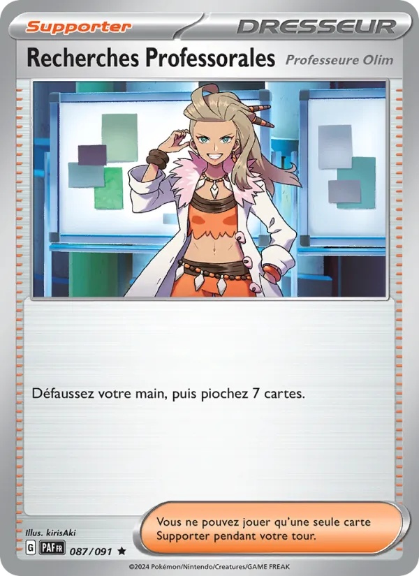 Recherches Professorales 087/91 - Destinées de Paldea - Reverse - Pokémon JCC