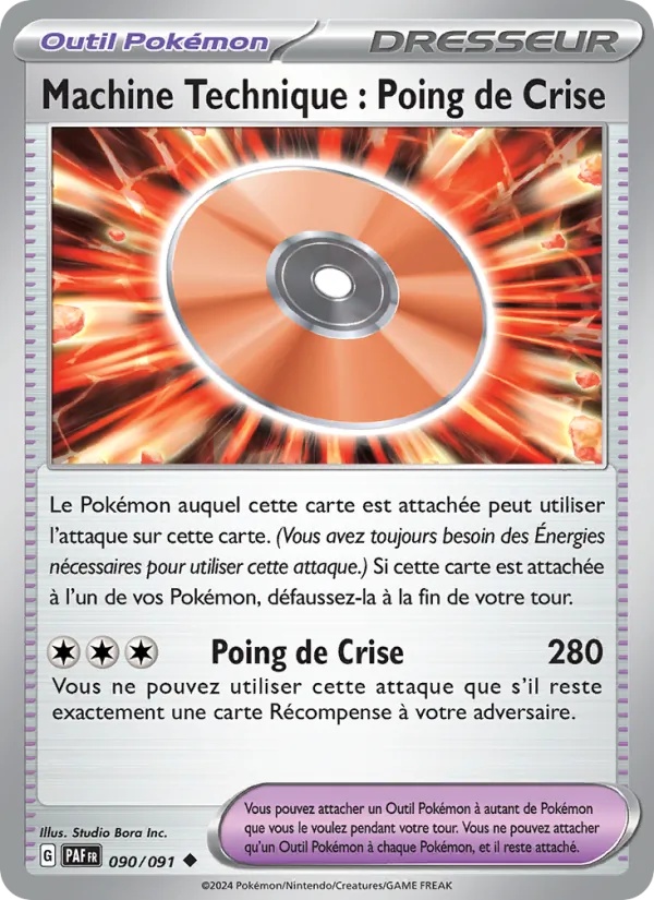 Capsule Technique : Poing de Crise 090/91 - Destinées de Paldea - Reverse - Pokémon JCC