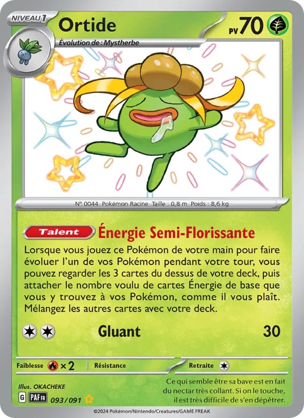 Ortide 093/91 - Destinées de Paldea - Holo - Pokémon JCC