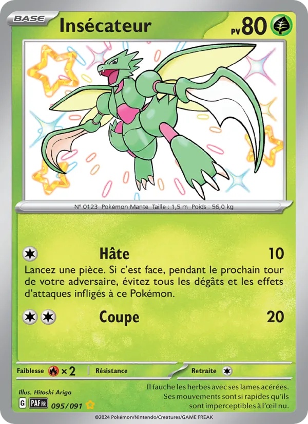 Insécateur 095/91 - Destinées de Paldea - Holo - Pokémon JCC