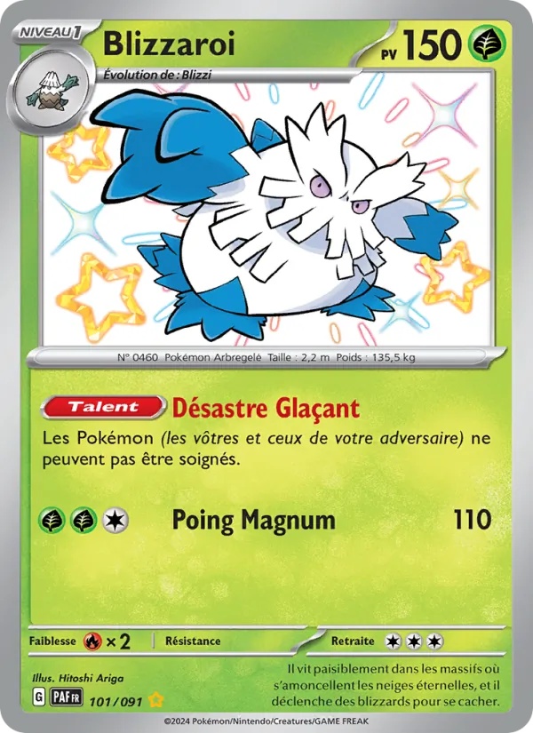Blizzaroi 101/91 - Destinées de Paldea - Holo - Pokémon JCC