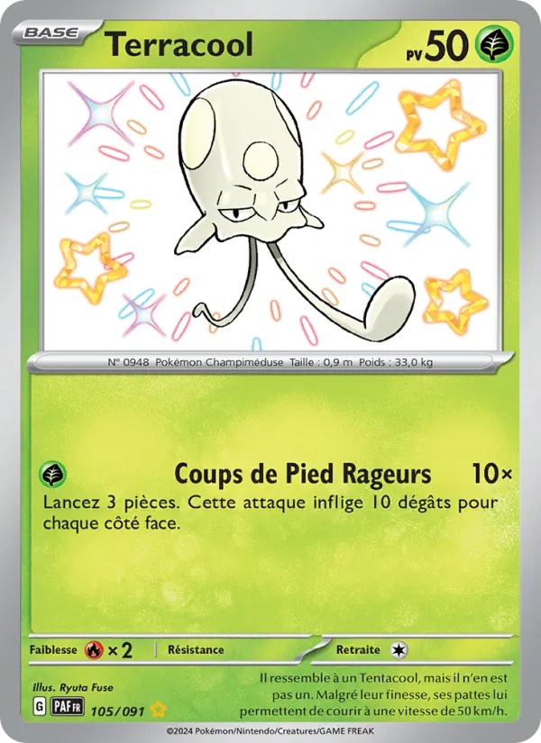Terracool 105/91 - Destinées de Paldea - Holo - Pokémon JCC