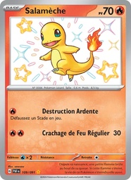 Salamèche 109/91 - Destinées de Paldea - Holo - Pokémon JCC