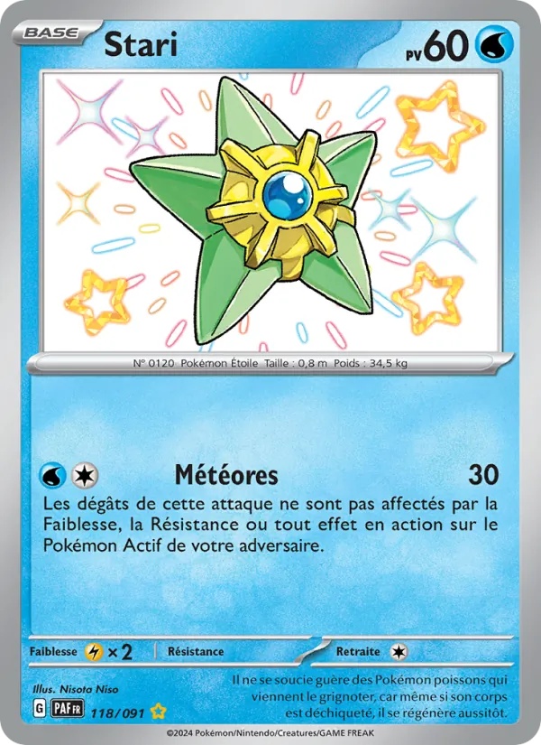 Stari 118/91 - Destinées de Paldea - Holo - Pokémon JCC