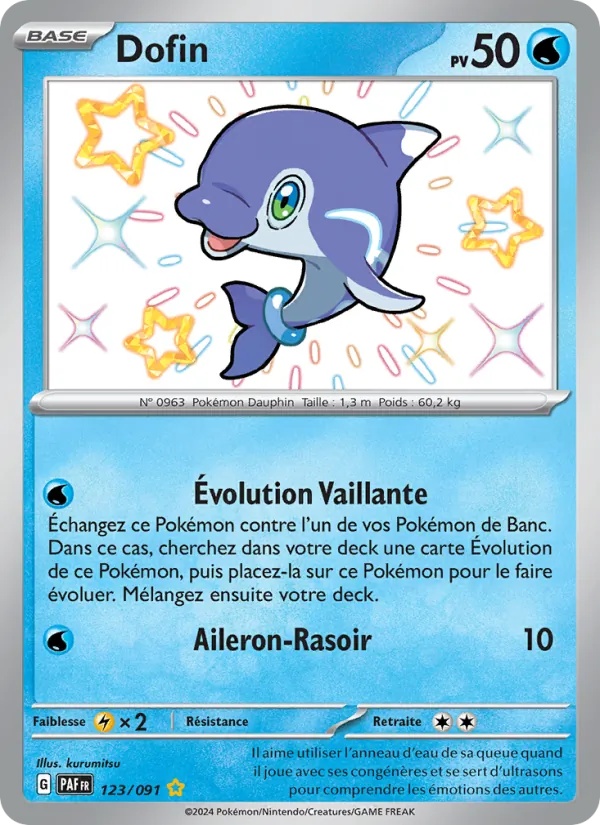Dofin 123/91 - Destinées de Paldea - Holo - Pokémon JCC