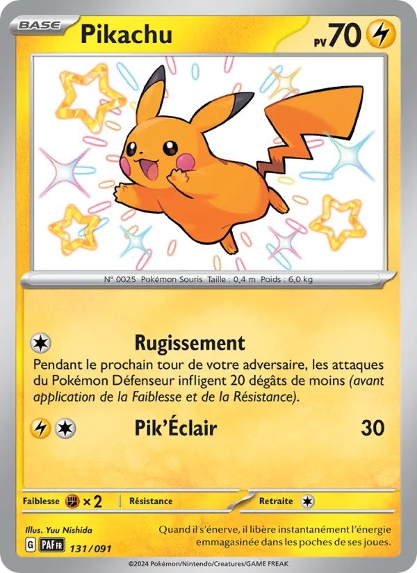 Pikachu 131/91 - Destinées de Paldea - Holo - Pokémon JCC
