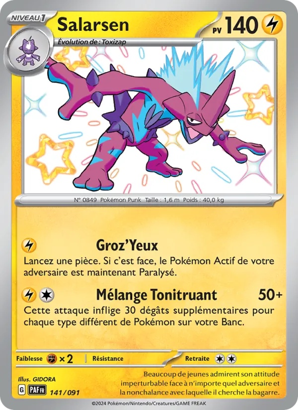 Salarsen 141/91 - Destinées de Paldea - Holo - Pokémon JCC