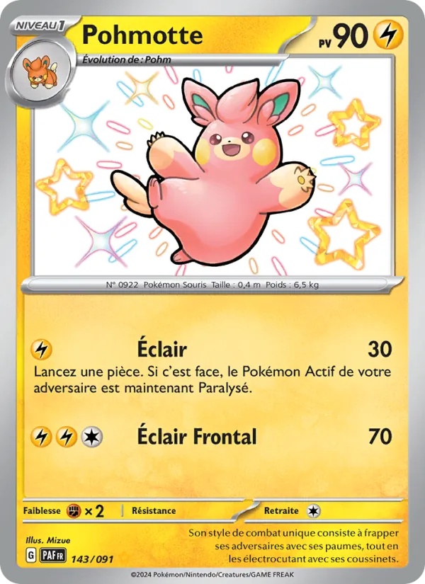 Pohmotte 143/91 - Destinées de Paldea - Holo - Pokémon JCC