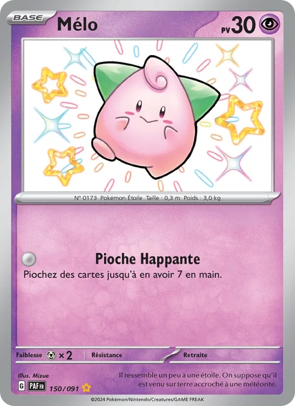 Mélo 150/91 - Destinées de Paldea - Holo - Pokémon JCC