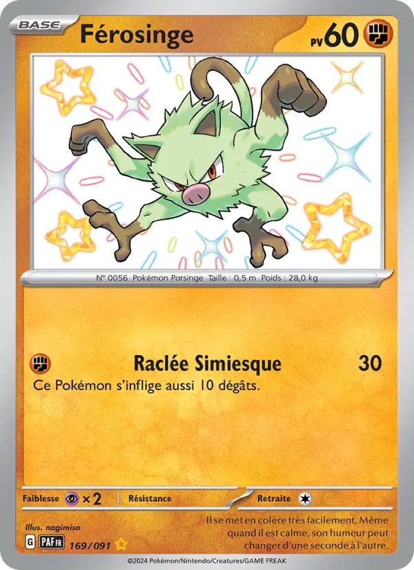 Férosinge 169/91 - Destinées de Paldea - Holo - Pokémon JCC