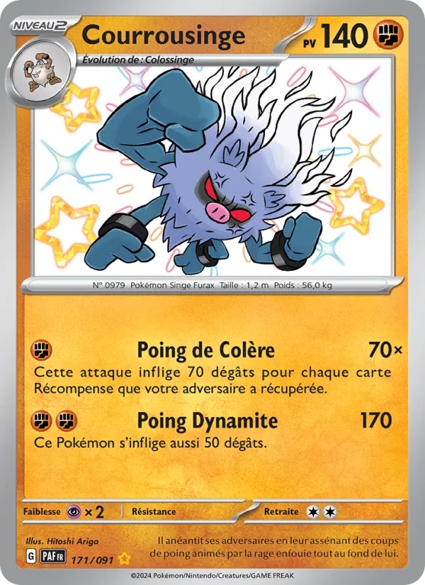 Courrousinge 171/91 - Destinées de Paldea - Holo - Pokémon JCC