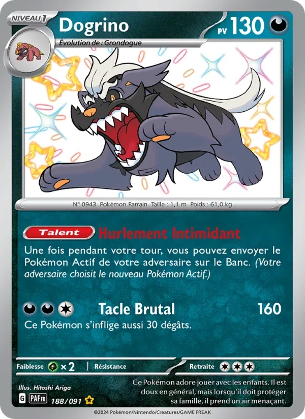 Dogrino 188/91 - Destinées de Paldea - Holo - Pokémon JCC