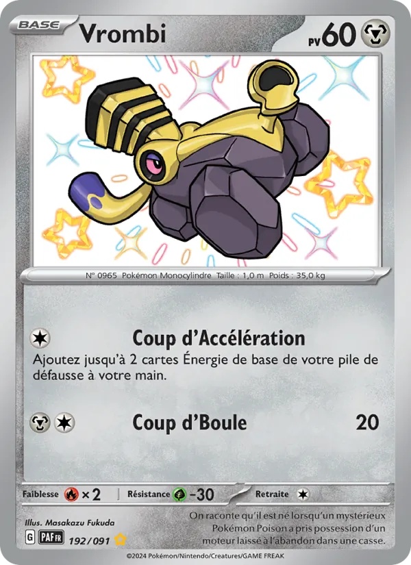 Vrombi 192/91 - Destinées de Paldea - Holo - Pokémon JCC