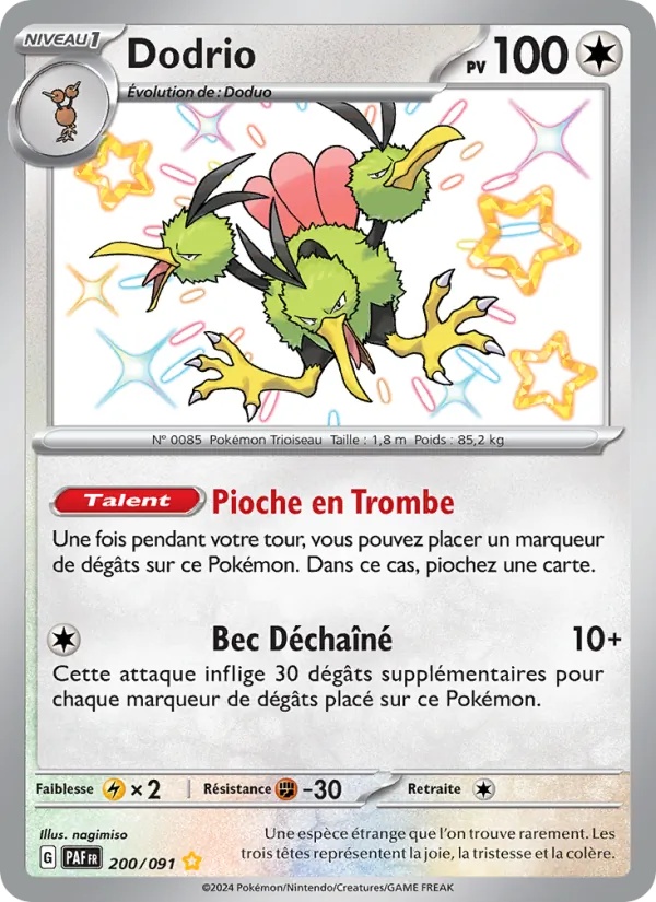 Dodrio 200/91 - Destinées de Paldea - Holo - Pokémon JCC
