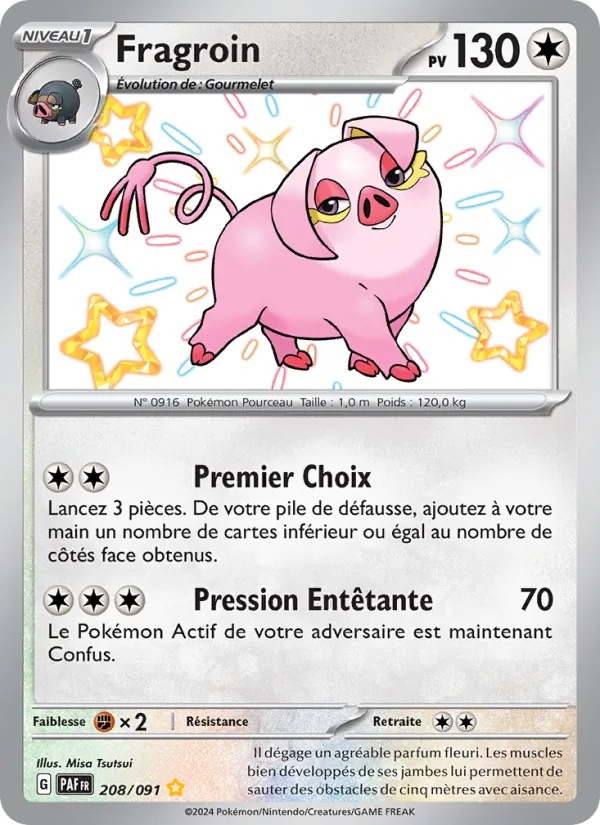 Fragroin 208/91 - Destinées de Paldea - Holo - Pokémon JCC