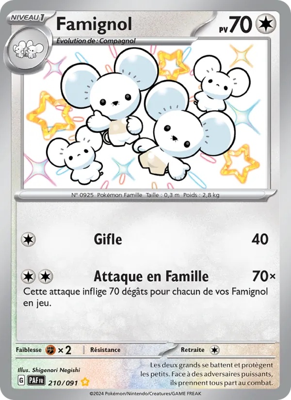 Famignol 210/91 - Destinées de Paldea - Holo - Pokémon JCC