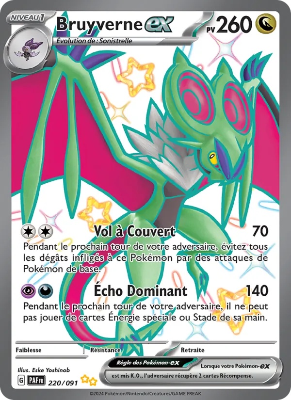 Bruyverne-ex 220/91 - Destinées de Paldea - Holo - Pokémon JCC