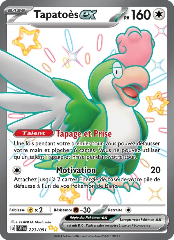Tapatoès-ex 223/91 - Destinées de Paldea - Holo - Pokémon JCC