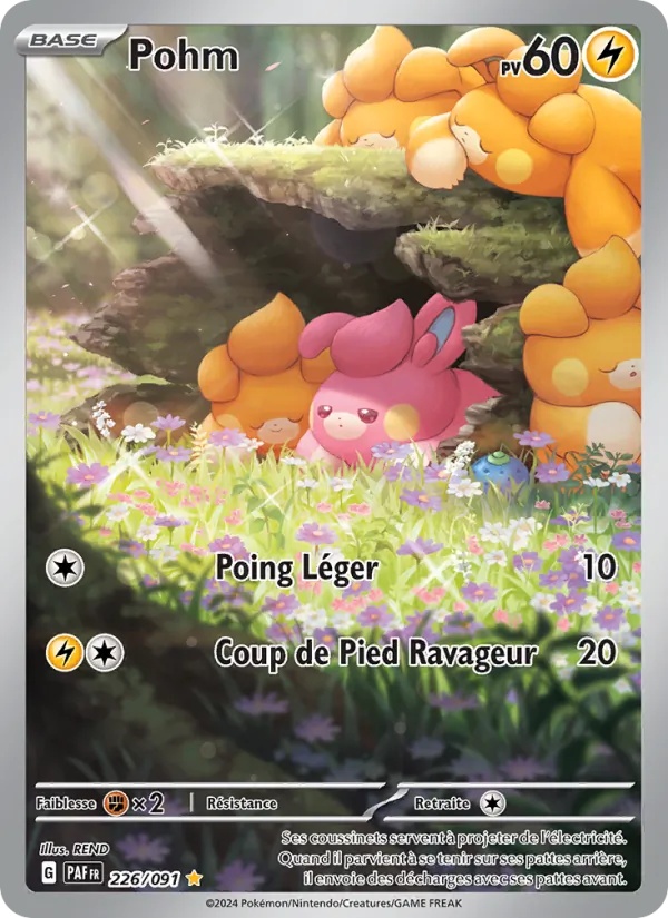 Pohm 226/91 - Destinées de Paldea - Holo - Pokémon JCC