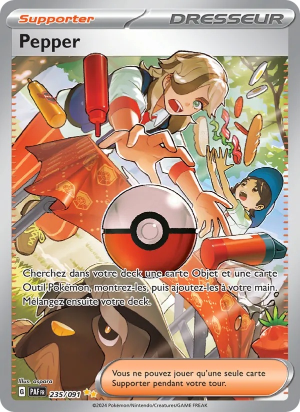 Pepper 235/91 - Destinées de Paldea - Holo - Pokémon JCC