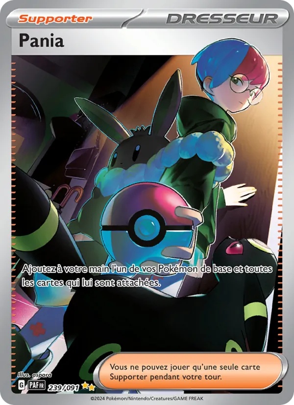 Pania 239/91 - Destinées de Paldea - Holo - Pokémon JCC