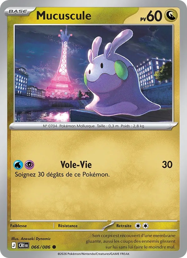 Mucuscule 066/86 - Chaos Ascendant - Pokémon JCC