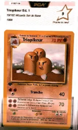 Triopikeur 19/102 - Set de Base - Sans Ombre 1re Édition - Pokémon JCC