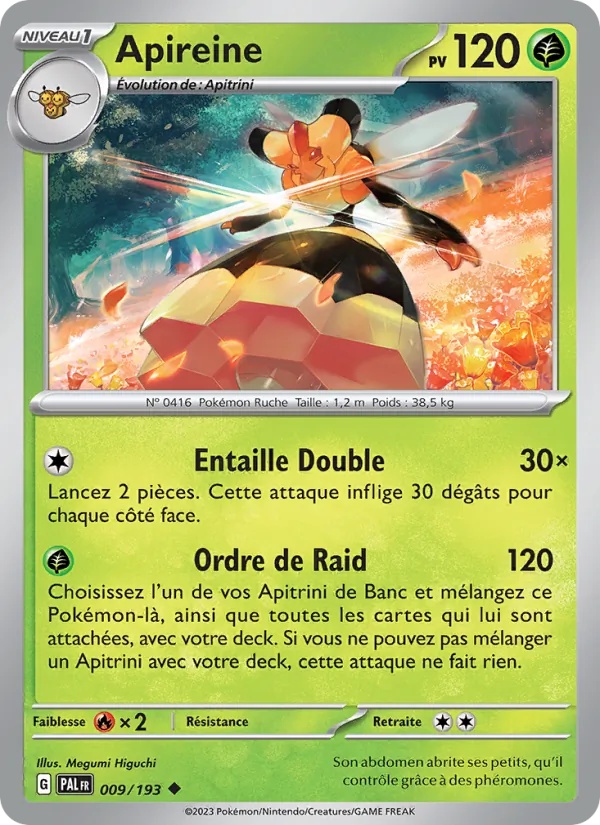 Apireine 009/193 - Évolutions à Paldea - Reverse - Pokémon JCC