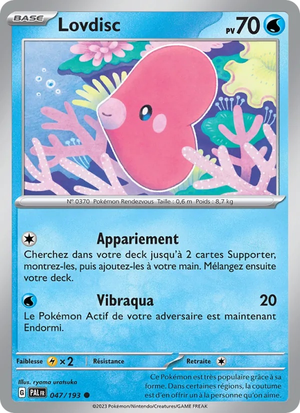 Lovdisc 047/193 - Évolutions à Paldea - Reverse - Pokémon JCC