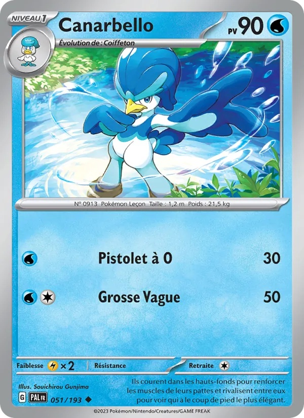 Canarbello 051/193 - Évolutions à Paldea - Reverse - Pokémon JCC