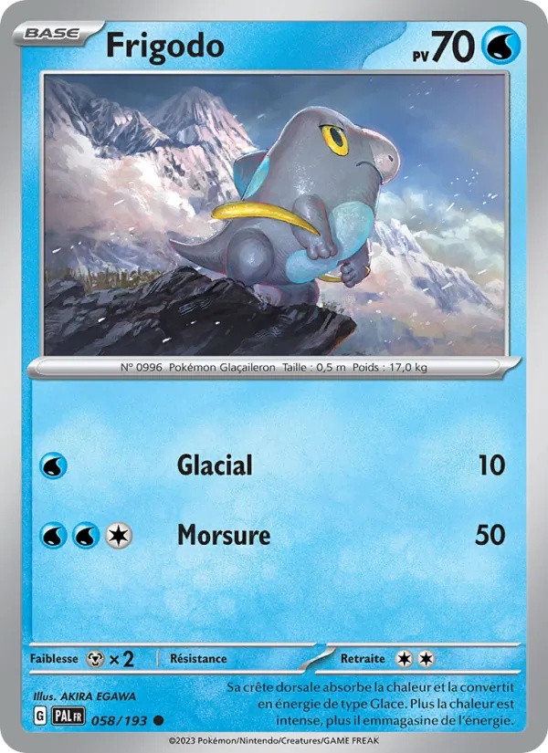 Frigodo 058/193 - Évolutions à Paldea - Reverse - Pokémon JCC