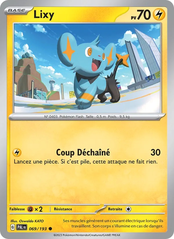 Lixy 069/193 - Évolutions à Paldea - Reverse - Pokémon JCC